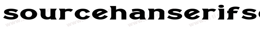 sourcehanserifsc ext字体转换